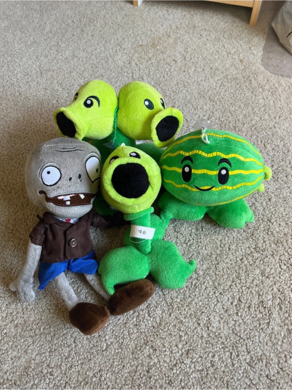 Plants vs. Zombies Plush Toy Set - Green Peashooter & Melon-Pult